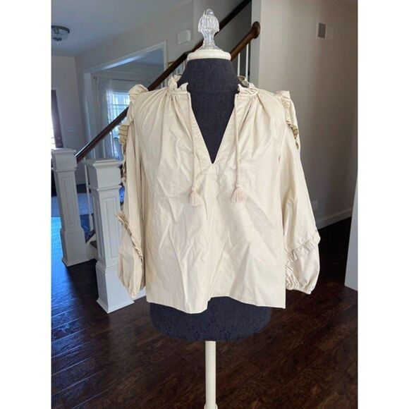 Taupe Olivaceous Shirt (Size small) - Picture 1 of 5